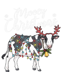 Festive Cow Christmas Lights Hilarious Holiday Decor Women's Flannel Pajama Set