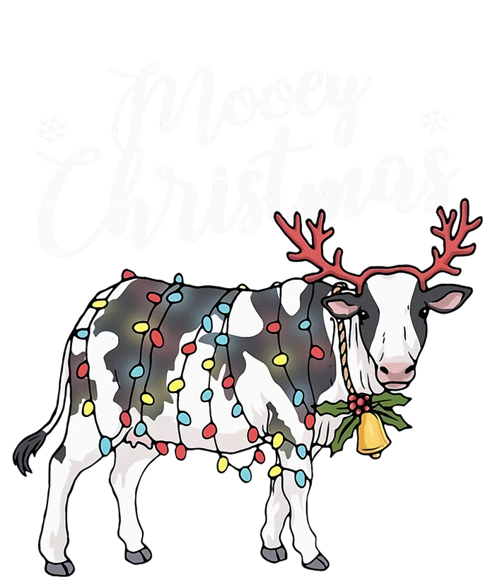 Festive Cow Christmas Lights Hilarious Holiday Decor Women's Flannel Pajama Set