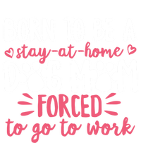 Born To Be A Stay At Home Dog Mom Mama Humor Pink Gift Women's V-Neck T-Shirt