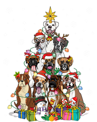 Boxers Christmas Tree Santa Boxers Mom Dog Lover Christmas Gift Short Acrylic Beanie