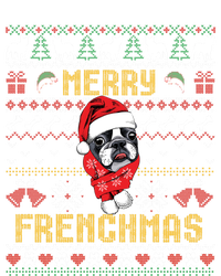 Funny Merry Frenchmas French Bulldog Christmas Ugly Sweater Meaningful Gift Short Acrylic Beanie