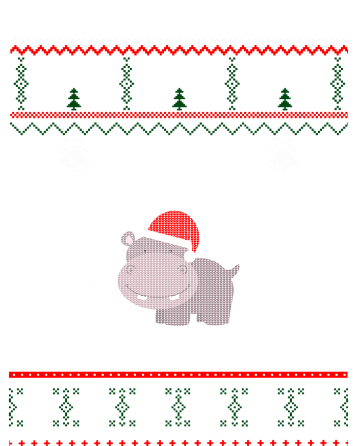 I Want A Hippopotamus For Christmas Hippo Ugly Sweater Gift T-Shirt