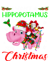 I Want A Hippopotamus For Christmas Xmas Lights Santa Hippo Cool Gift T-Shirt