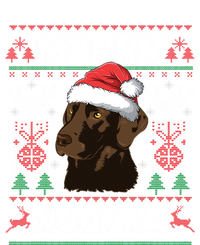 Merry Woofmas Chocolate Lab Santa Claus Dog Christmas Gift Sweatshirt