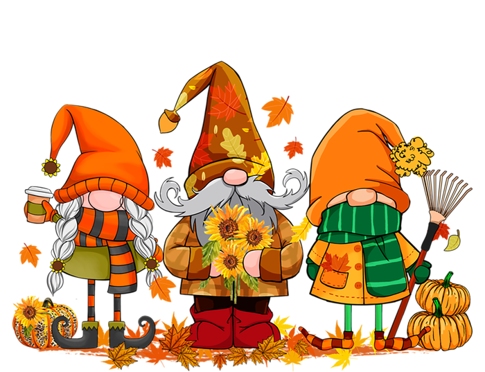 Cute Gnomes Pumpkin Fall Season Autumn Happy Thanksgiving Great Gift Ladies Essential Tank