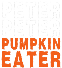 Scary Peter Peter Pumpkin Eater Halloween Costume Couple Funny Halloween Costume T-Shirt