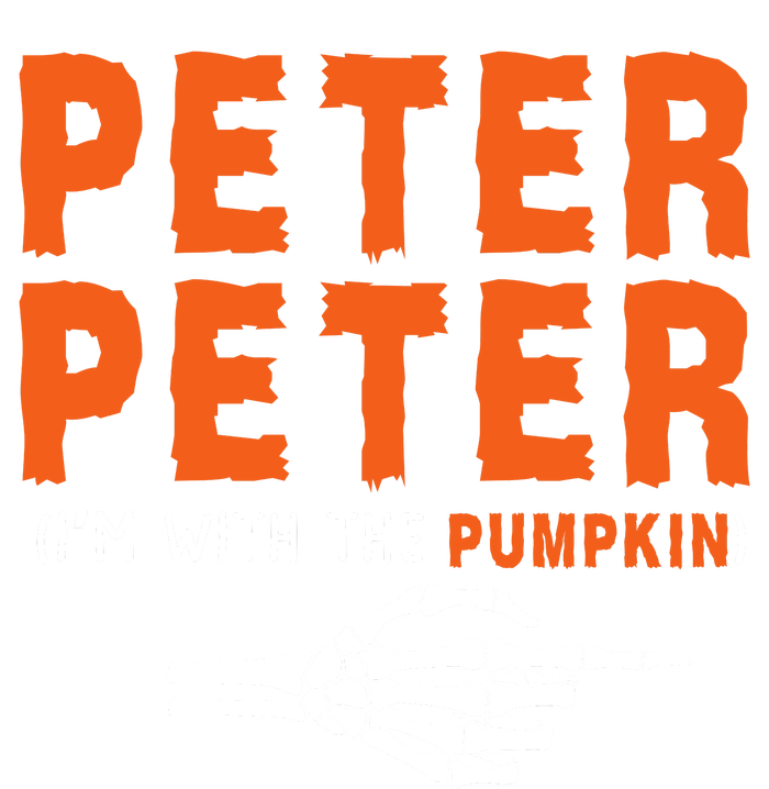 Peter Peter IM With The Pumpkin Jackolantern Pumpkin Halloween Costume Couple High Crown Mesh Back Trucker Hat