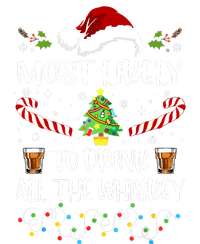 Christmas Most Likely To Drink All The Whiskey Funny Family Gift Magnet