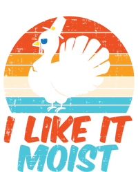 I Like It Moist Turkey Funny Thanksgiving Adult Gift Women's Tri-Blend 3/4-Sleeve Raglan Shirt