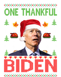 Santa Joe Biden One Thankful Biden Christmas Ugly Sweater Gift Tie Dye Hoodie