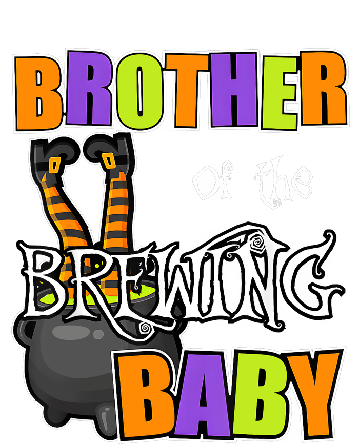 Brother Of Brewing Baby Halloween Theme Baby Shower Spooky Premium T-Shirt