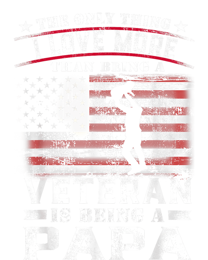 Veteran 365 Papa Veteran Fathers Day Gift T-Shirt