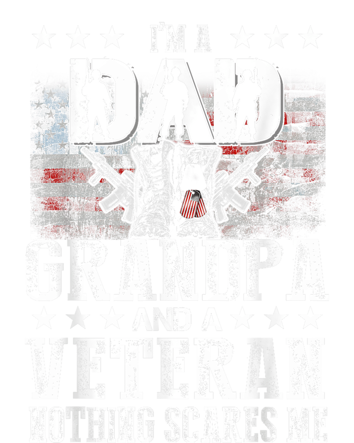 IM A Dad Grandpa Veteran Funny Grandpa FatherS Day T-Shirt