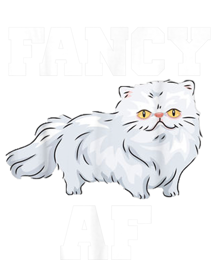 Fancy Af Funny White Persian Cat Kids Hoodie