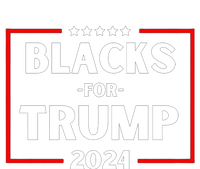 Blacks For Trump 2024 PosiCharge RacerMesh Polo