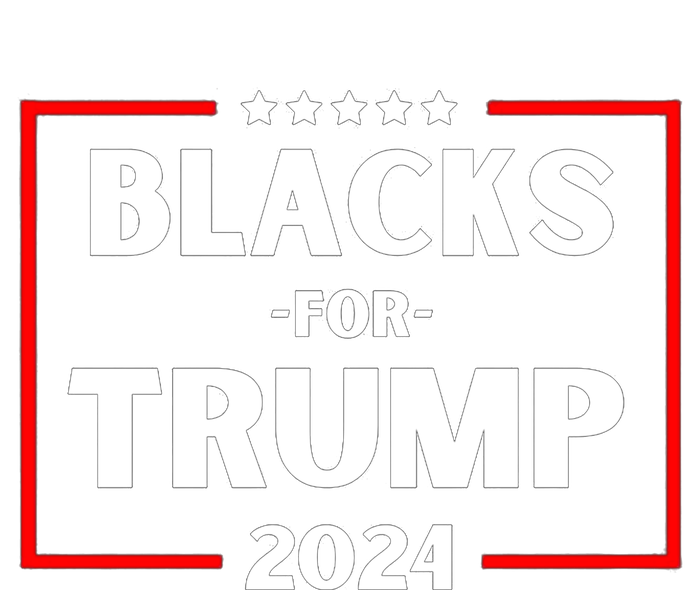 Blacks For Trump 2024 PosiCharge RacerMesh Polo