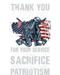 Thank You Veterans For Your Service And Sacrifice And Patrio Women's T-Shirt