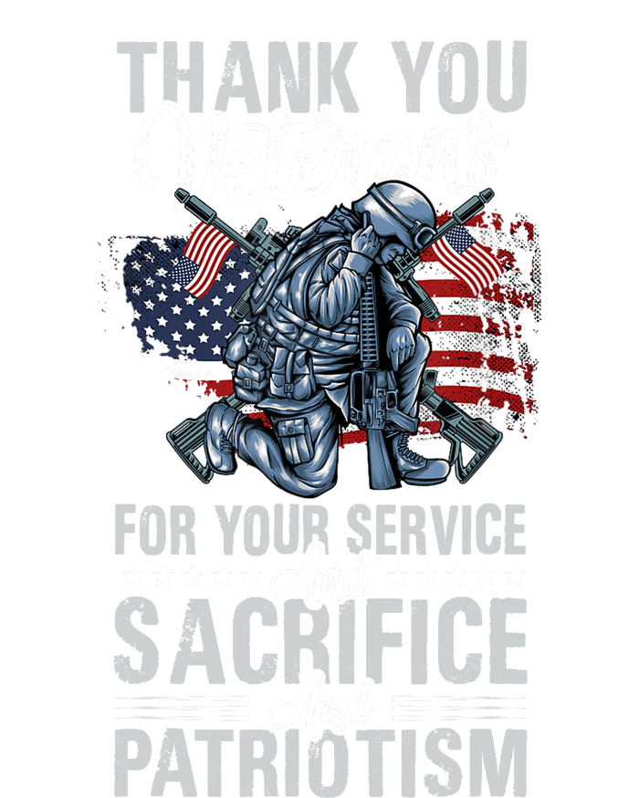 Thank You Veterans For Your Service And Sacrifice And Patrio Women's T-Shirt