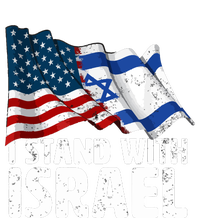 I Stand With Israel Usa American Flag Israel Flag Sweatshirt