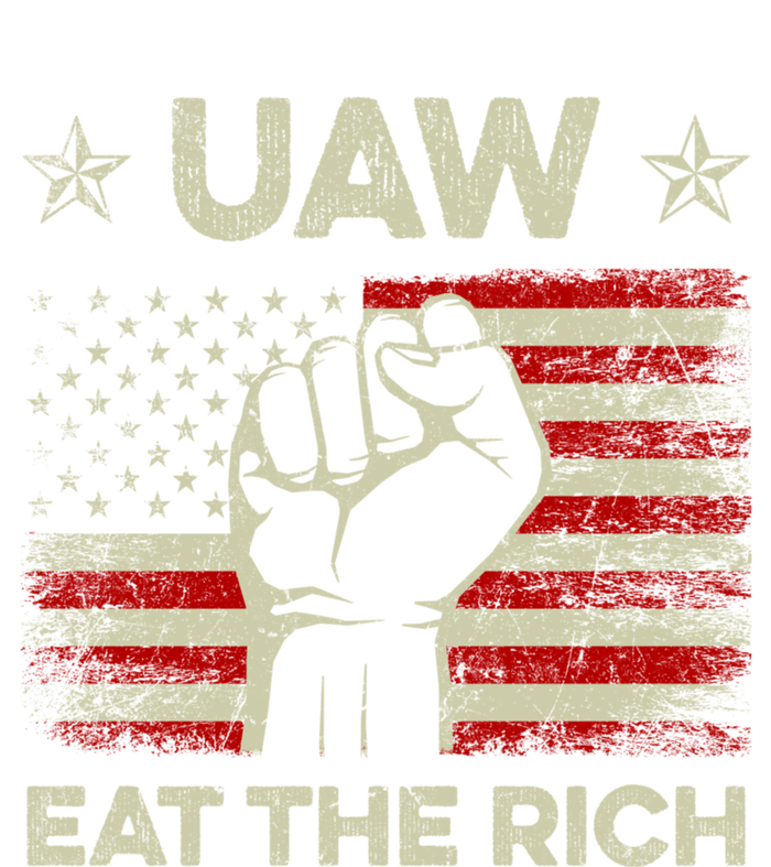 Uaw Eat The Rich Cropped Pullover Crew