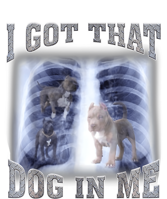 Hilarious I Got That Dog In Me Xray Meme Funny T-Shirt