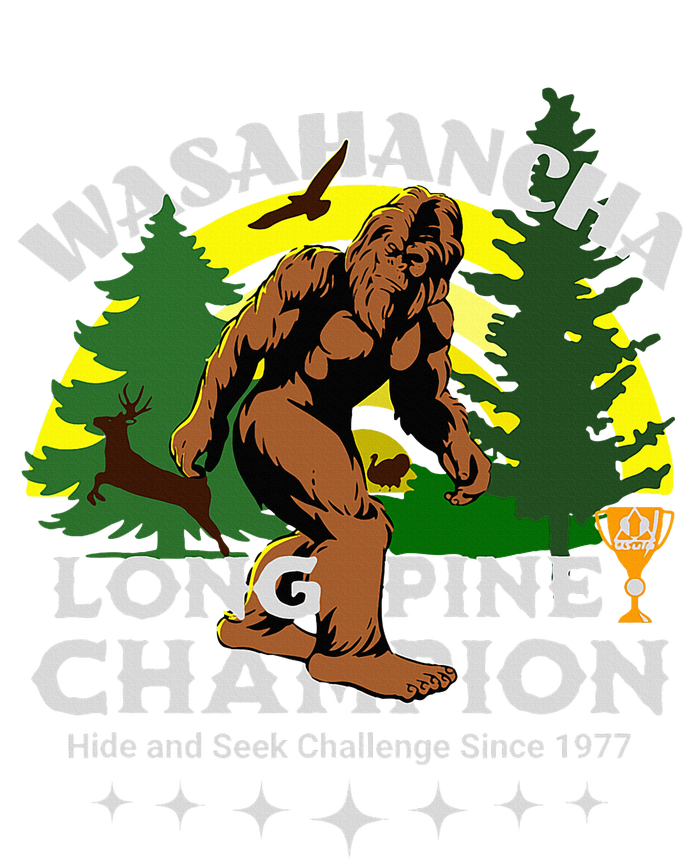 WASAHANCHA LONG PINE BIGFOOT CHAMPION Family Design T-Shirt