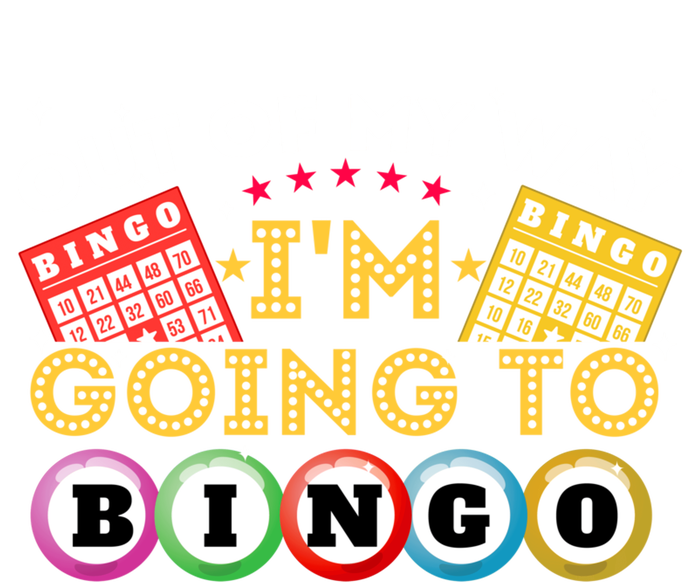 Out Of My Way IM Going To Bingo Lover Gambler Gambling 25L Jumbo Tote