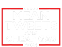 Mean Tweets And Cheap Gas Funny 2024 Protrump Election Women's V-Neck T-Shirt