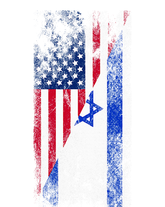 Usa Israel Flags United States Of America Israeli T-Shirt