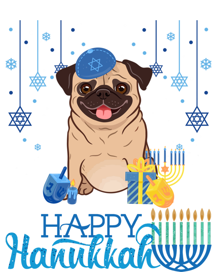 Jewish Pug Dog Orah Hat Chanukah Hanukkah Jewish Xmas Sweatshirt