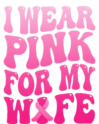 I Wear Pink For My Wife Breast Cancer Support Squad Ribbon Performance Sprint T-Shirt