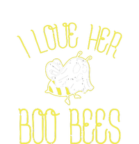 I Love Her Boo Bees Couples Halloween Bumper Sticker