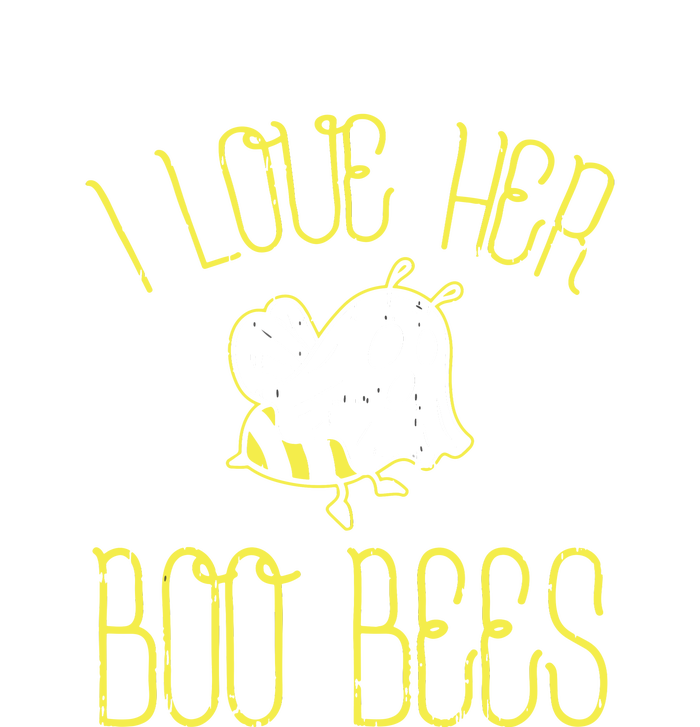 I Love Her Boo Bees Couples Halloween Bumper Sticker