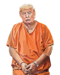 Trump 2024 Years In Prison Funny Antitrump Full-Length Apron With Pockets