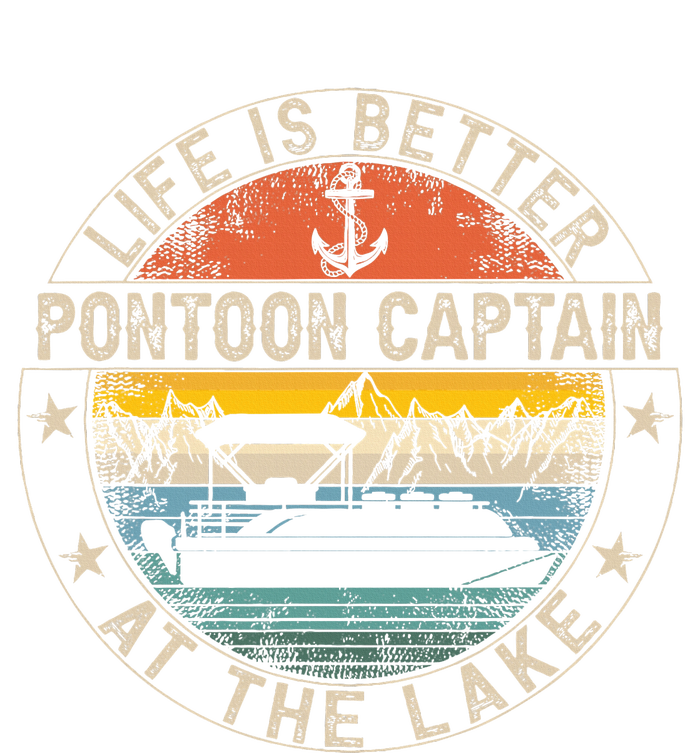 Pontoon Captain Life Is Better At The Lake Flexfit Unipanel Trucker Cap