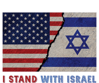 I Stand With Israel Patriotic Usa And Israel Flag T-Shirt