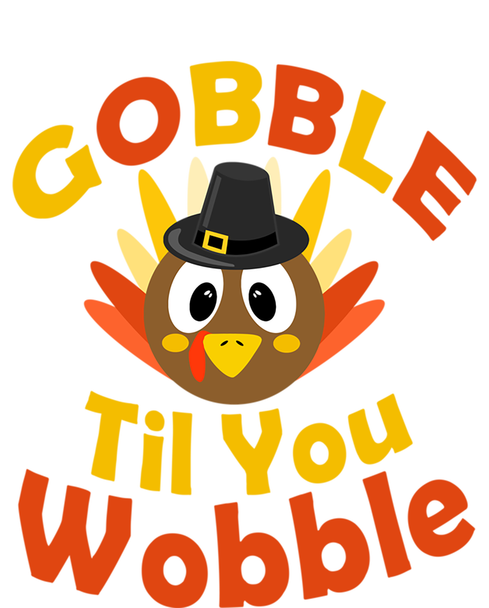 Outfit Thanksgiving Gobble Til You Wobble Funny Gift Toddler Sweatshirt