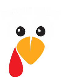 Cousin Crew Funny Turkey Retro Groovy Thanksgiving Family Gift T-Shirt