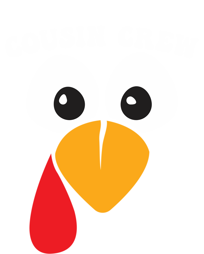 Cousin Crew Funny Turkey Retro Groovy Thanksgiving Family Gift T-Shirt