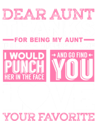 Dear Aunt Thanks For Being My Aunt Best Friends Funny Gift Mesh Reversible Basketball Jersey Tank