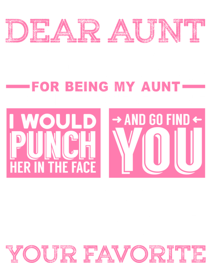 Dear Aunt Thanks For Being My Aunt Best Friends Funny Gift Mesh Reversible Basketball Jersey Tank