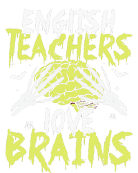 English Teachers Love Brains Funny Halloween Teacher Drawstring Bag