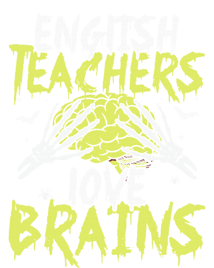 English Teachers Love Brains Funny Halloween Teacher Drawstring Bag