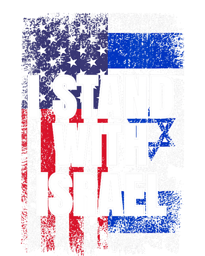 I Stand With Israel USA Israeli Flag T-Shirt