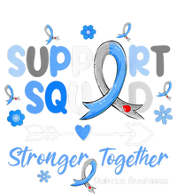 Groovy Support Squad Blue Ribbon Diabetes Awareness Kids Hoodie