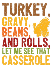 Turkey Gravy Beans And Rolls Let Me See That Casserole Funny Softstyle Adult Sport Polo