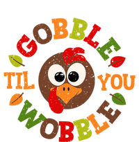 Gobble Til You Wobble Vintage Thanksgiving Funny Gift T-Shirt