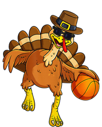 Thanksgiving Turkey Basketball Player Pilgrim Tank Top