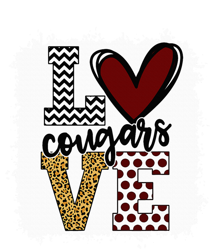 Cougars Mascot Love  School Spirit Fantastic Gifts Tank Top