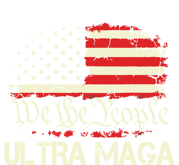 Ultra Maga Funny Anti Biden Us Flag Pro Trump Trendy Premium Crewneck Sweatshirt